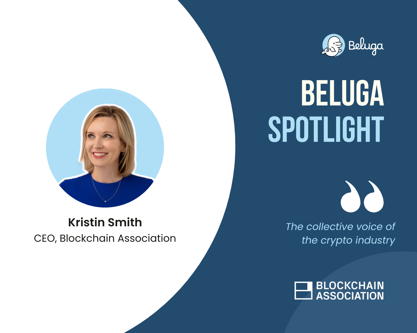 Image for Beluga Spotlight: Kristin Smith, CEO of Blockchain Association