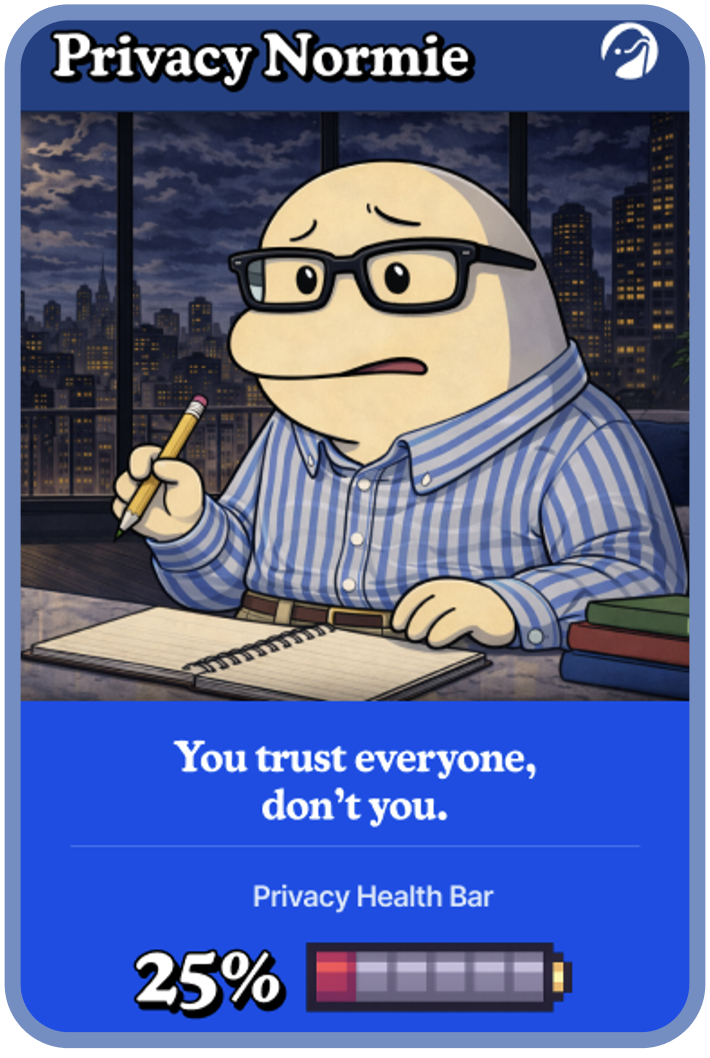 Privacy Normie result card
